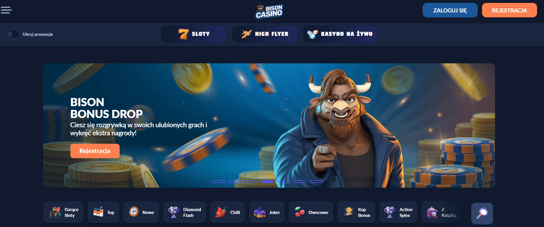 Bison Casino Oficjalna Strona
